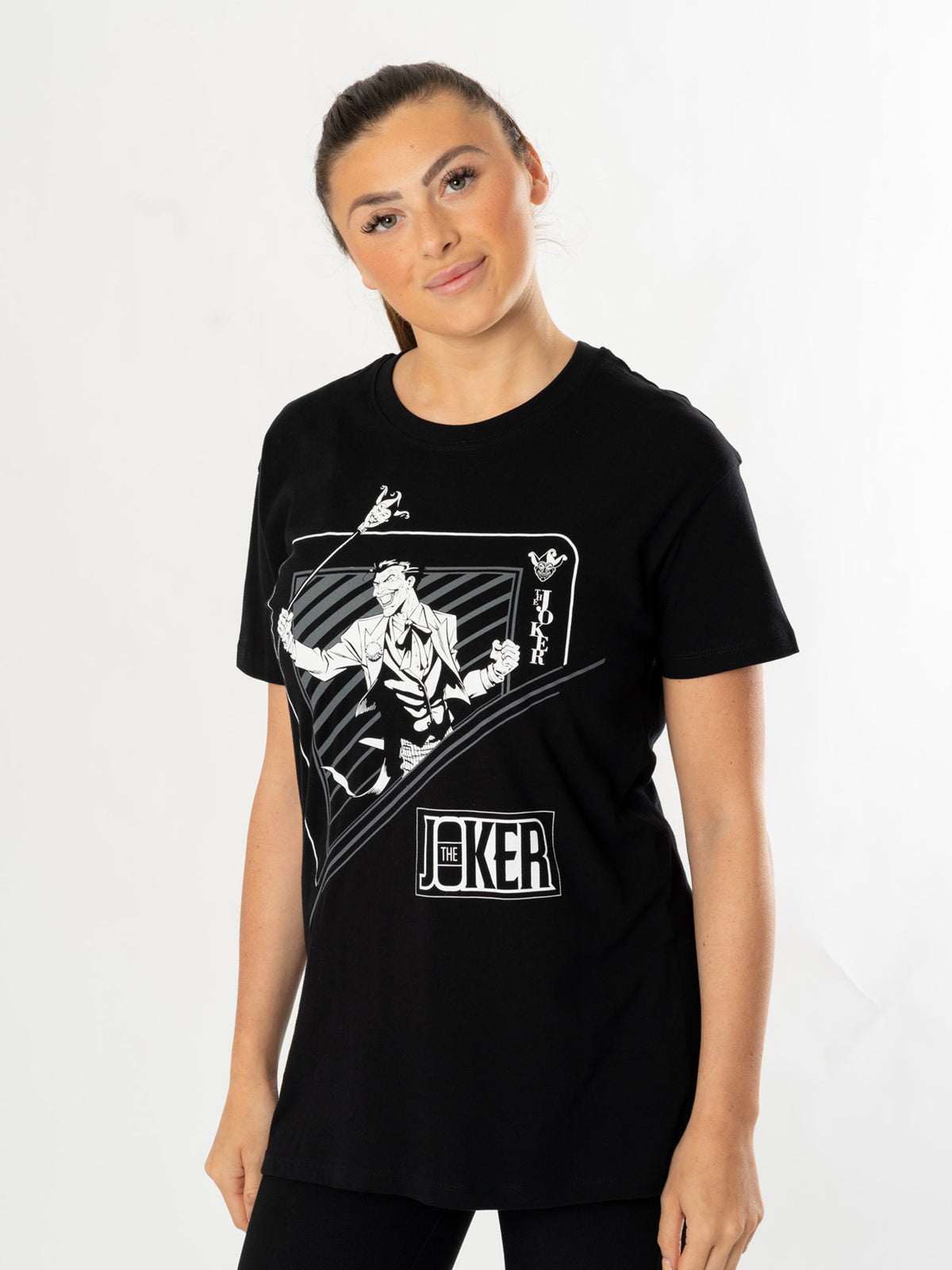Rubies Joker (DC) Joker Black Playing Card T-Shirt T-Shirts für Unisex