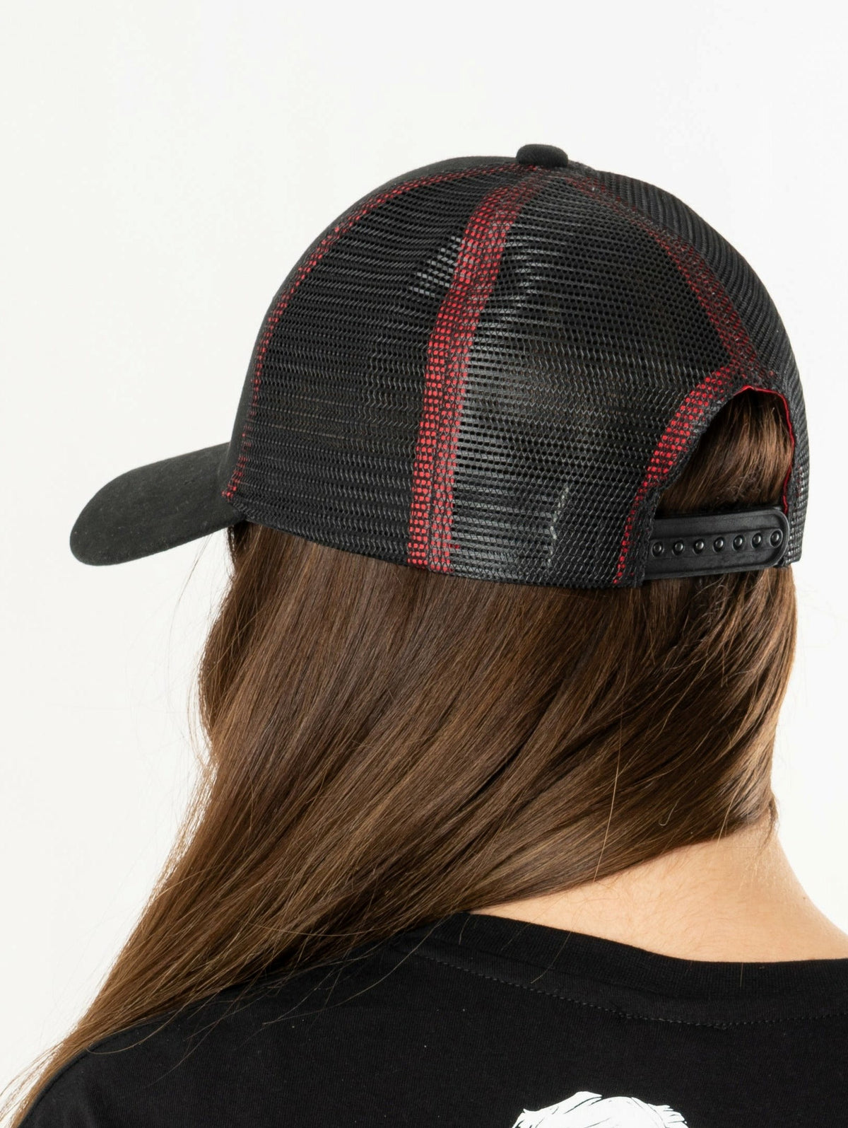 Schwarze Superman Trucker Cap von Rubies – Detailansicht