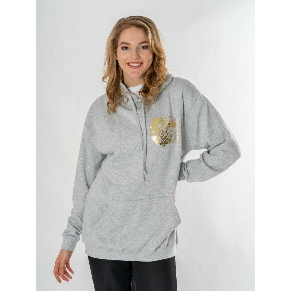 Rubies Harry Potter Unisex Grey Marl Gryffindor Zodiac Hoodie Hoodies