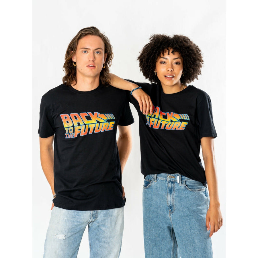 Rubies Back to the Future Logo-T-Shirt für Unisex – Produktansicht