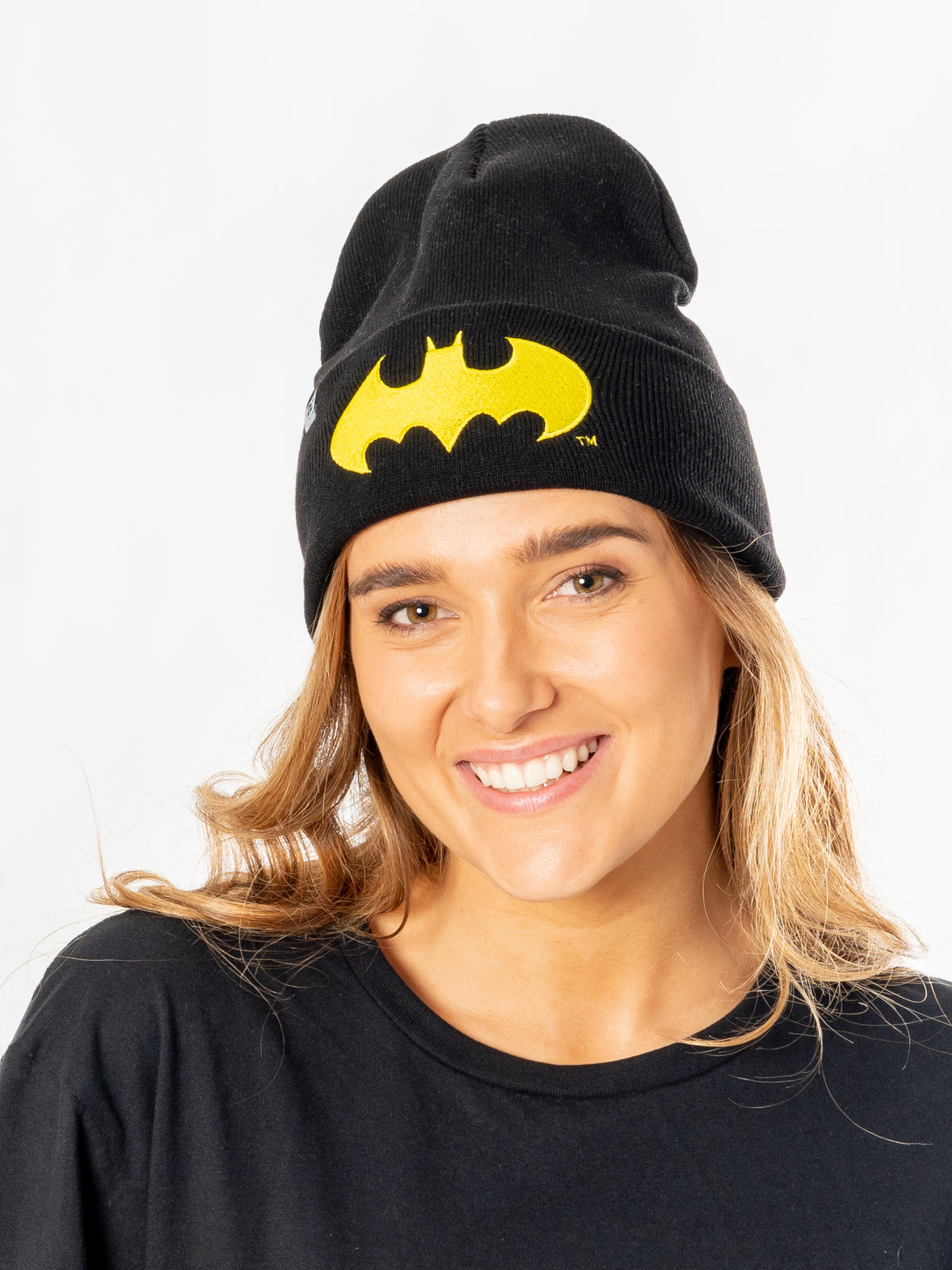 Rubies Batman Classic Beanie als Batman-Kostümzubehör – Detailansicht