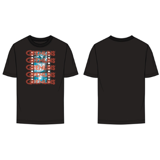 Rubies Stripe Gremlins Adult Unisex Evil Reel T-Shirt T-Shirts