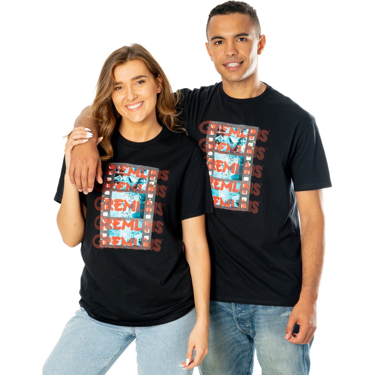 Rubies Stripe Gremlins Adult Unisex Evil Reel T-Shirt T-Shirts