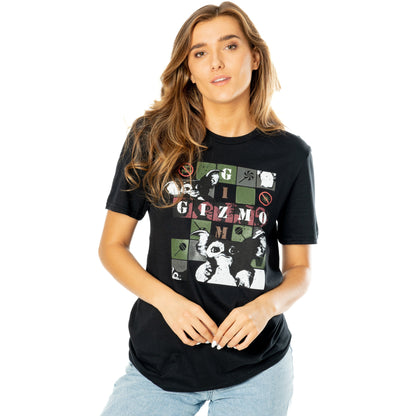 Rubies Gremlins Adult Unisex Black Multi-Gizmo T-Shirt T-Shirts