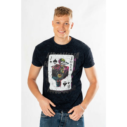 Rubies Joker Adult Unisex Acid Wash Playing Card T-Shirt T-Shirts