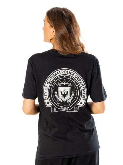 Rubies Batman (DC) Arkham City Adult Unisex Black Front Back Gcpd Tshirt T-Shirts