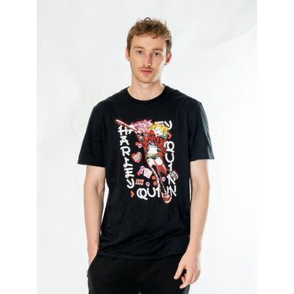 Rubies Harley Quinn Black Adult Anime Good Night T-Shirt T-Shirts für Unisex