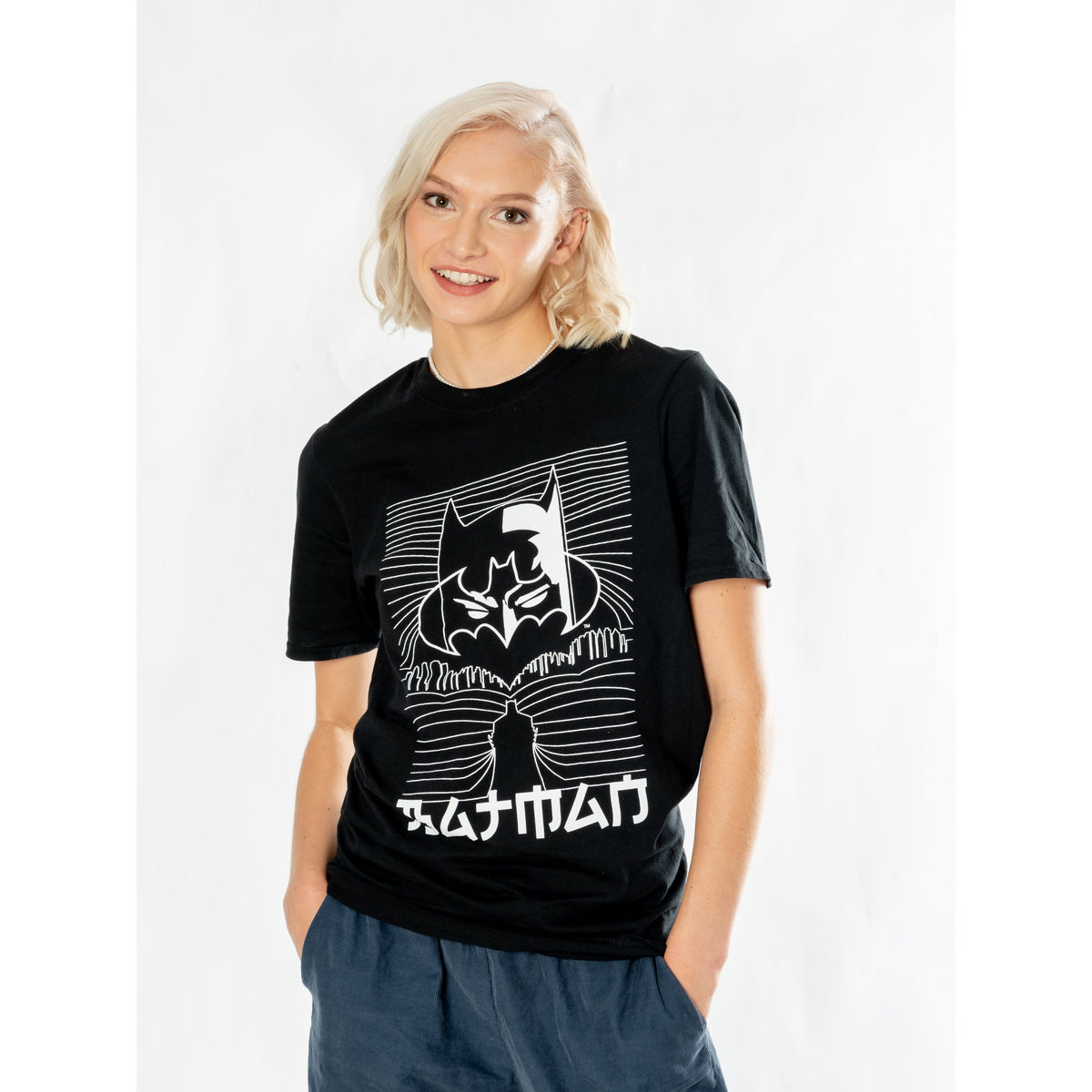 Rubies Batman Black Adult Anime City T-Shirt T-Shirts für Unisex