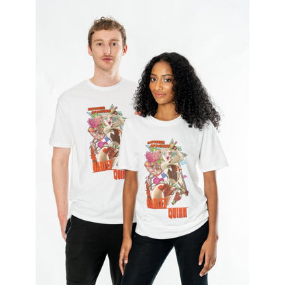 Rubies Harley Quinn White Adult Anime Mayhem T-Shirt T-Shirts für Unisex