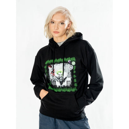 Schwarzer Joker Hoodie für Erwachsene von Rubies – Produktansicht