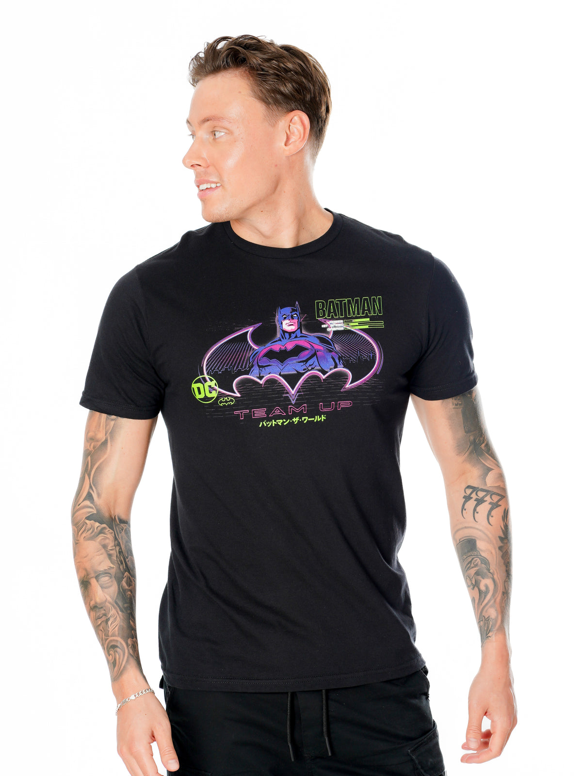 Rubies Batman (DC) Batman Anime Matrix Grid Tshirt T-Shirts für Unisex