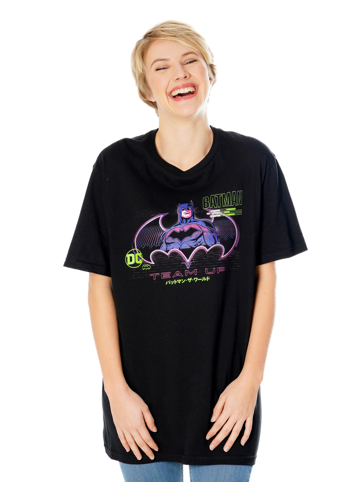 Rubies Batman (DC) Batman Anime Matrix Grid Tshirt T-Shirts für Unisex