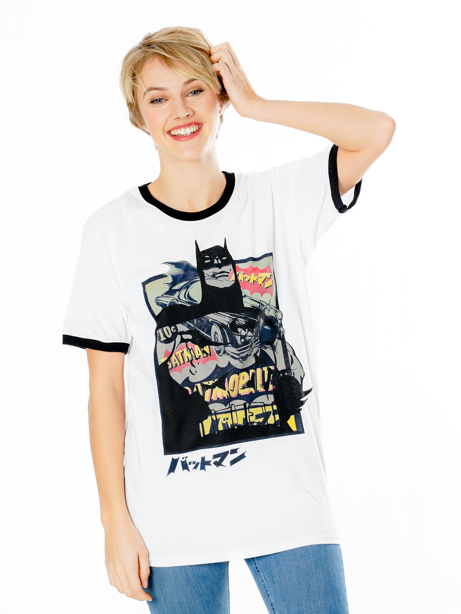 Rubies Batman (DC) Batman Anime Batmobile Tshirt T-Shirts für Unisex