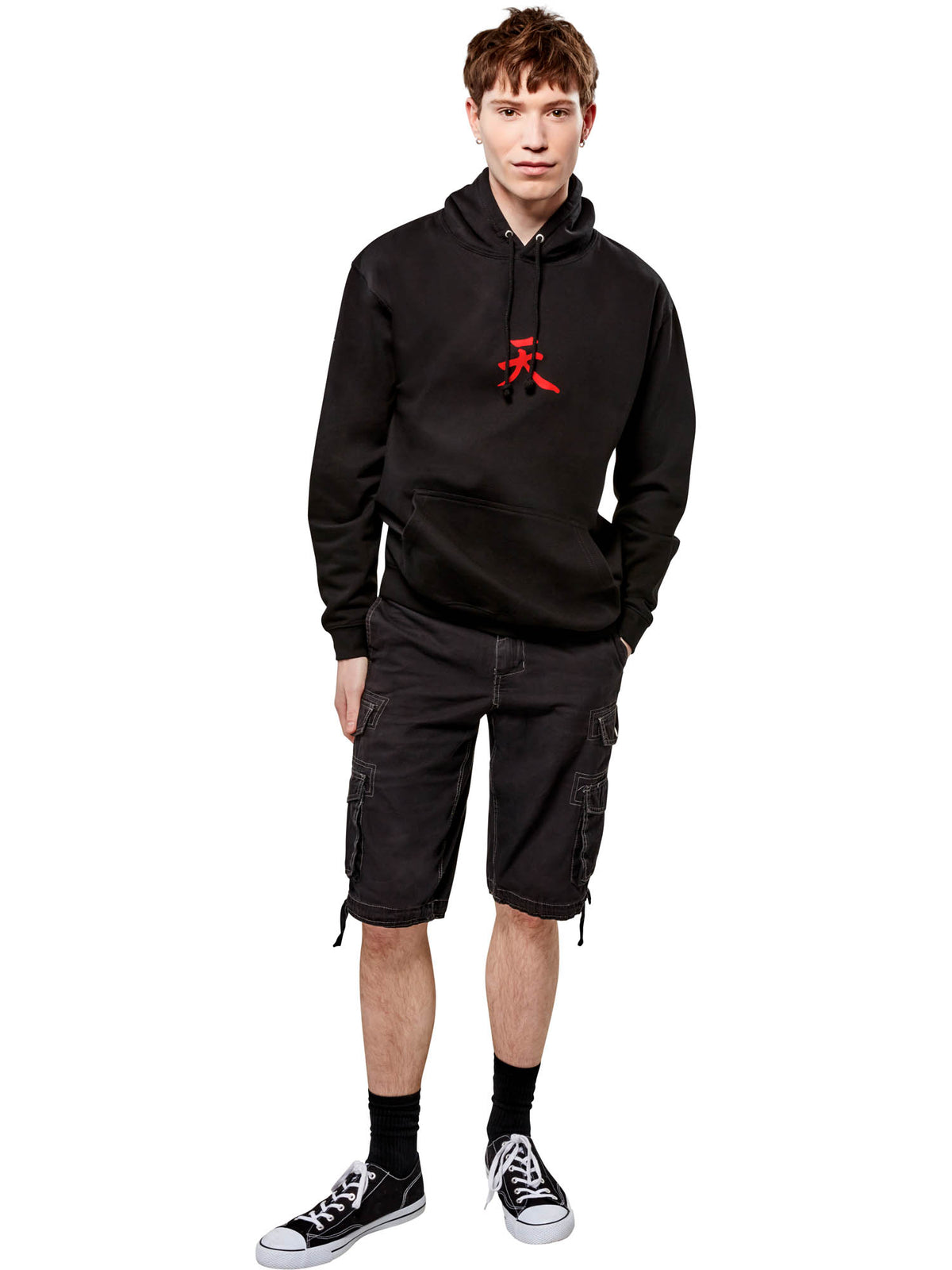 Rubies Street Fighter Akuma Reverse Hoodie – Produktansicht