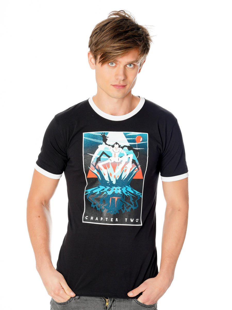 Rubies IT Pennywise Vintage Sewer Monster T-Shirt für Unisex – Produktansicht