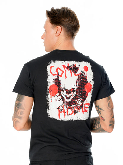 Rubies Pennywise It Comes Home Graffti Reverse Tshirt T-Shirts für Unisex