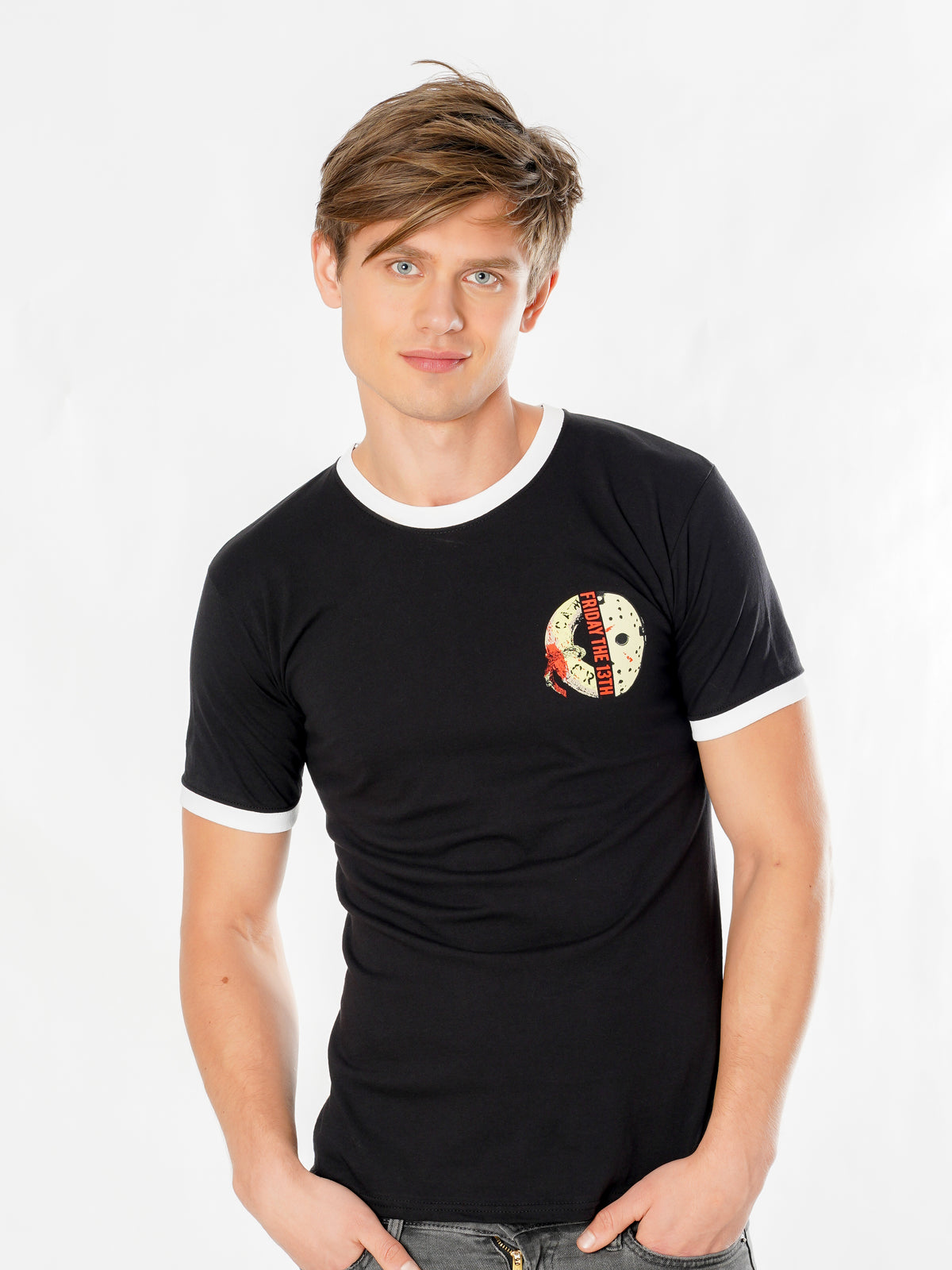 Rubies Friday 13th Friday The 13Th Life Ring Mask Reverse Tshirt T-Shirts für Unisex