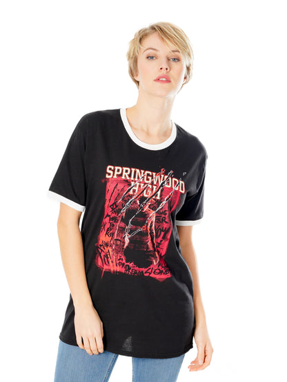 Nightmare on Elm Street Springwood High T-Shirt von Rubies – Rückansicht