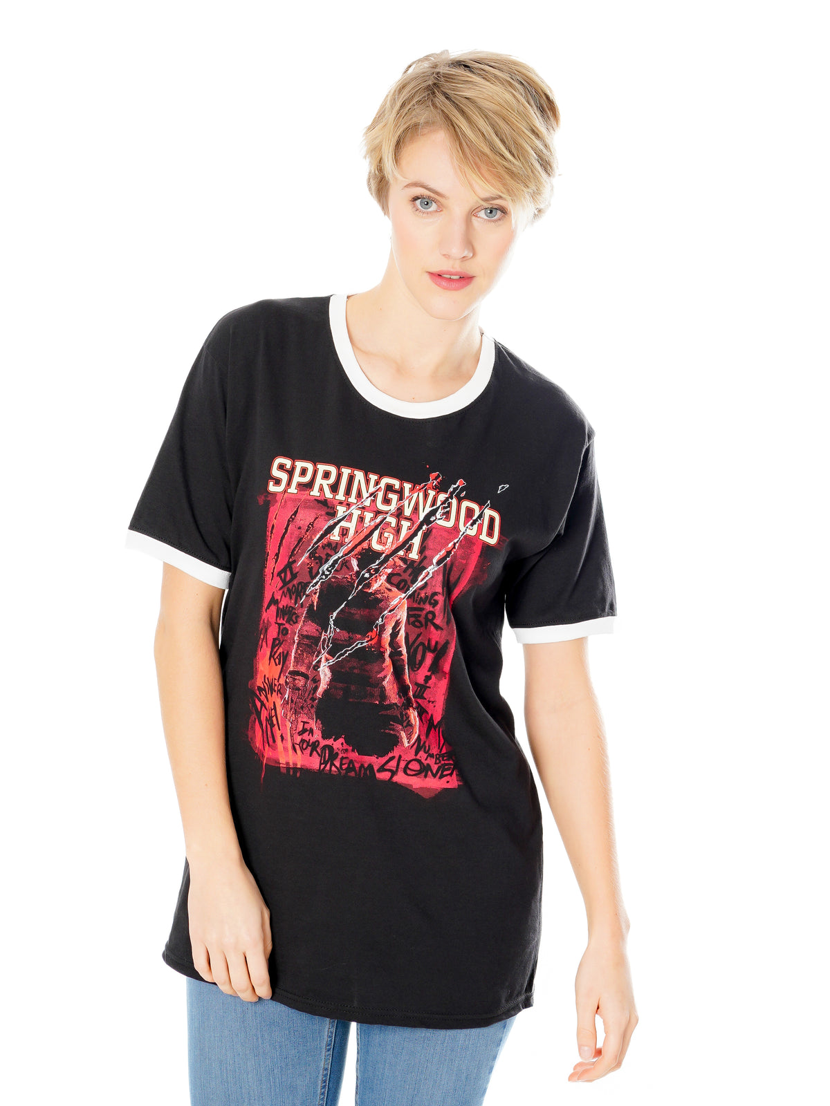 Nightmare on Elm Street Springwood High T-Shirt von Rubies – Verpackung