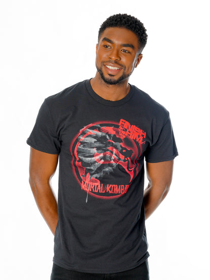 Rubies Mortal Kombat Finish Him T-shirt T-Shirts für Unisex