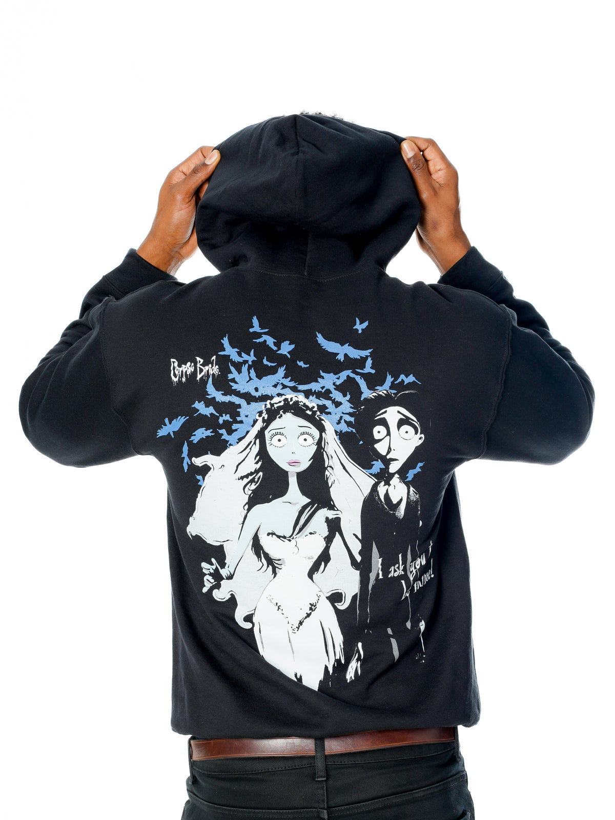 Rubies Corpse Bride Hoodie With This Ring Reverse für Erwachsene – Rückansicht