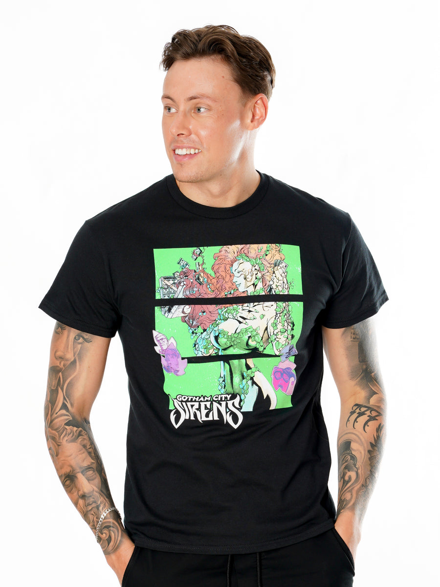Rubies Poison Ivy T-Shirt schwarz für Erwachsene – Detailansicht
