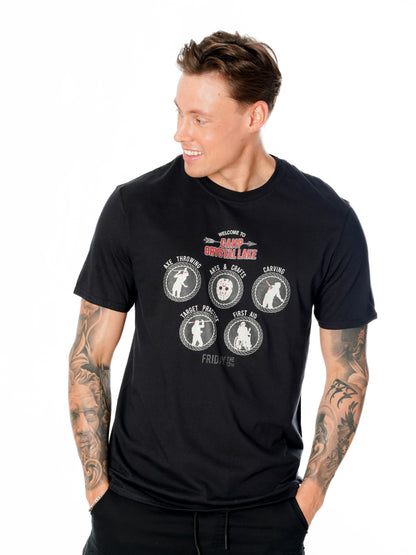 Rubies Friday 13Th Camp Activities T-shirt T-Shirts für Unisex