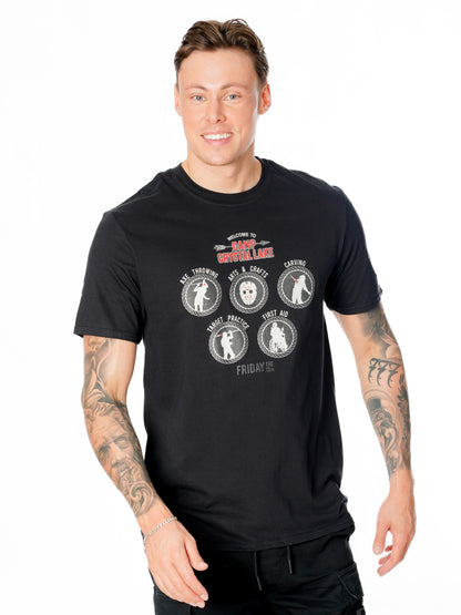 Rubies Friday 13Th Camp Activities T-shirt T-Shirts für Unisex