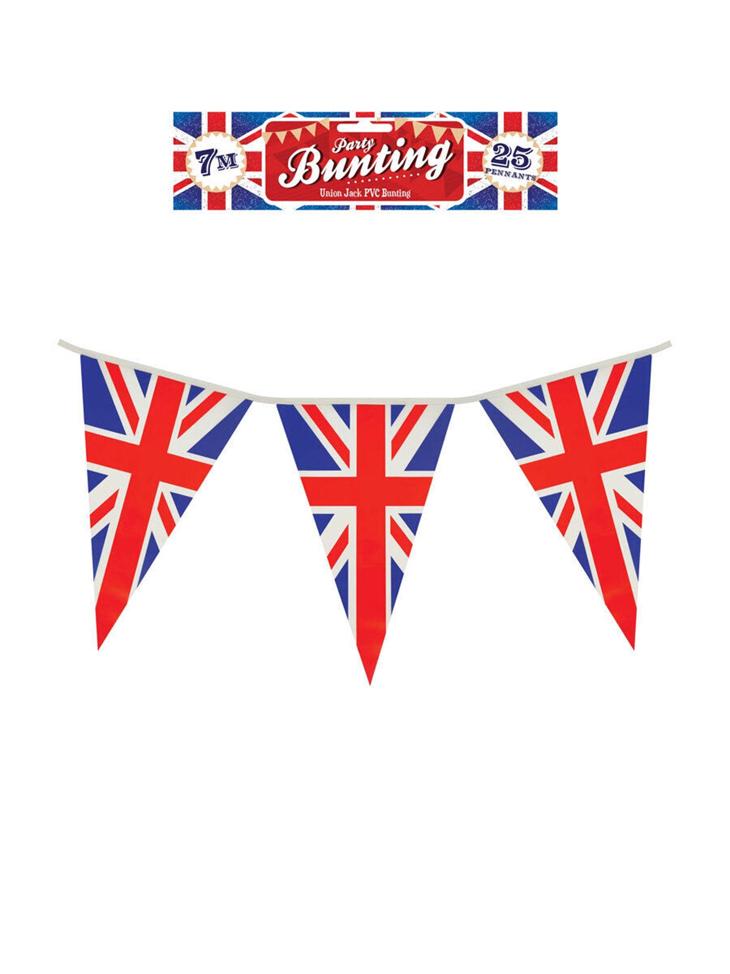 Rubies Rubies Union Jack 7M 25 Flag Bunting Flags and Banners für Unisex