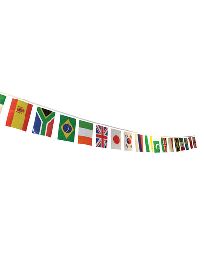 Rubies Rubies Bunting Multi Nation 7M 25 Flags Flags and Banners