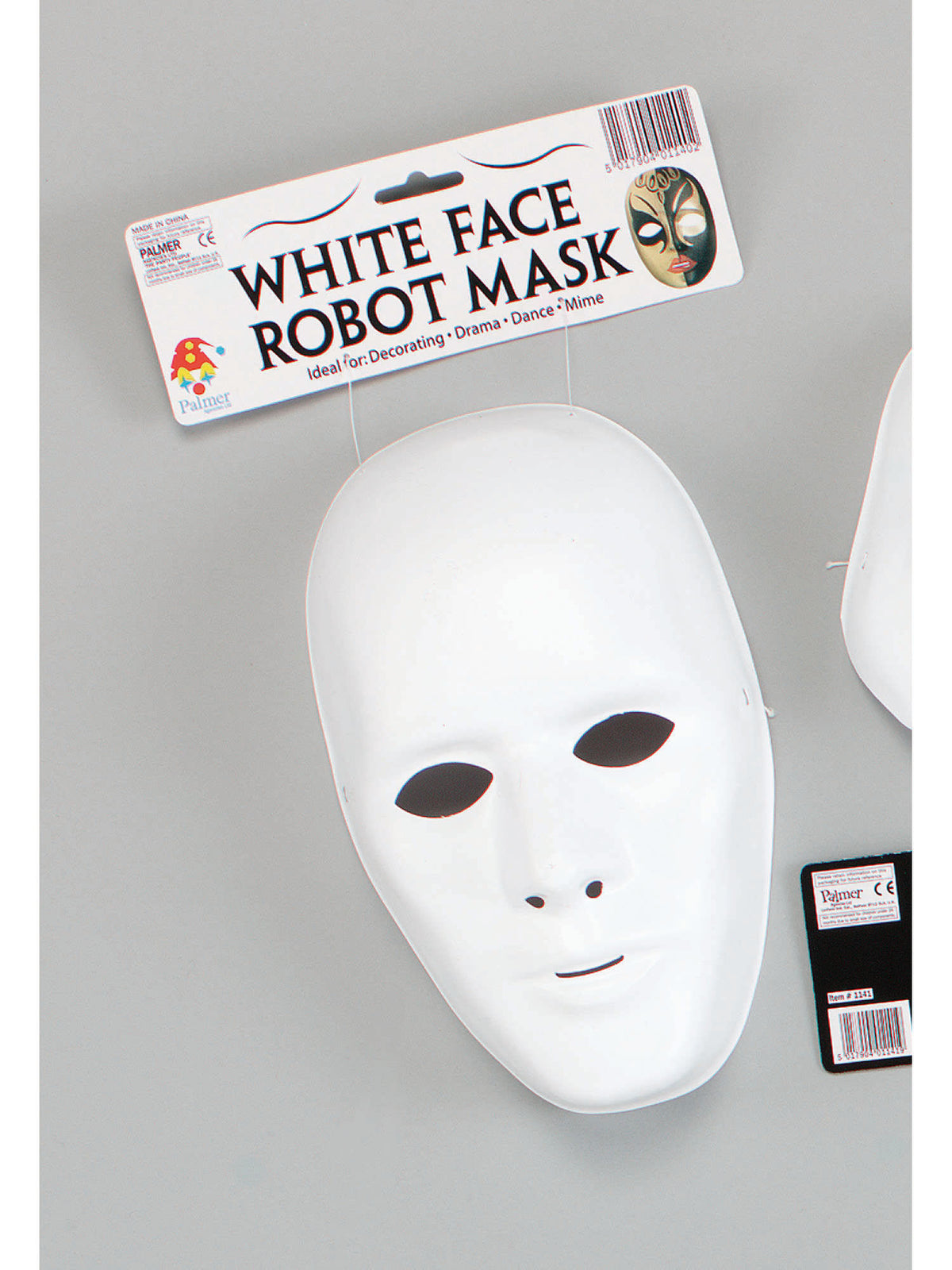 Rubies Deluxe Male Face Maske PM107 weiss – Produktansicht
