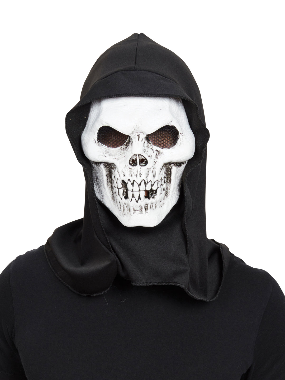 Rubies Generic Skull Hooded Terror Mask Plastic and Card Masks für Unisex