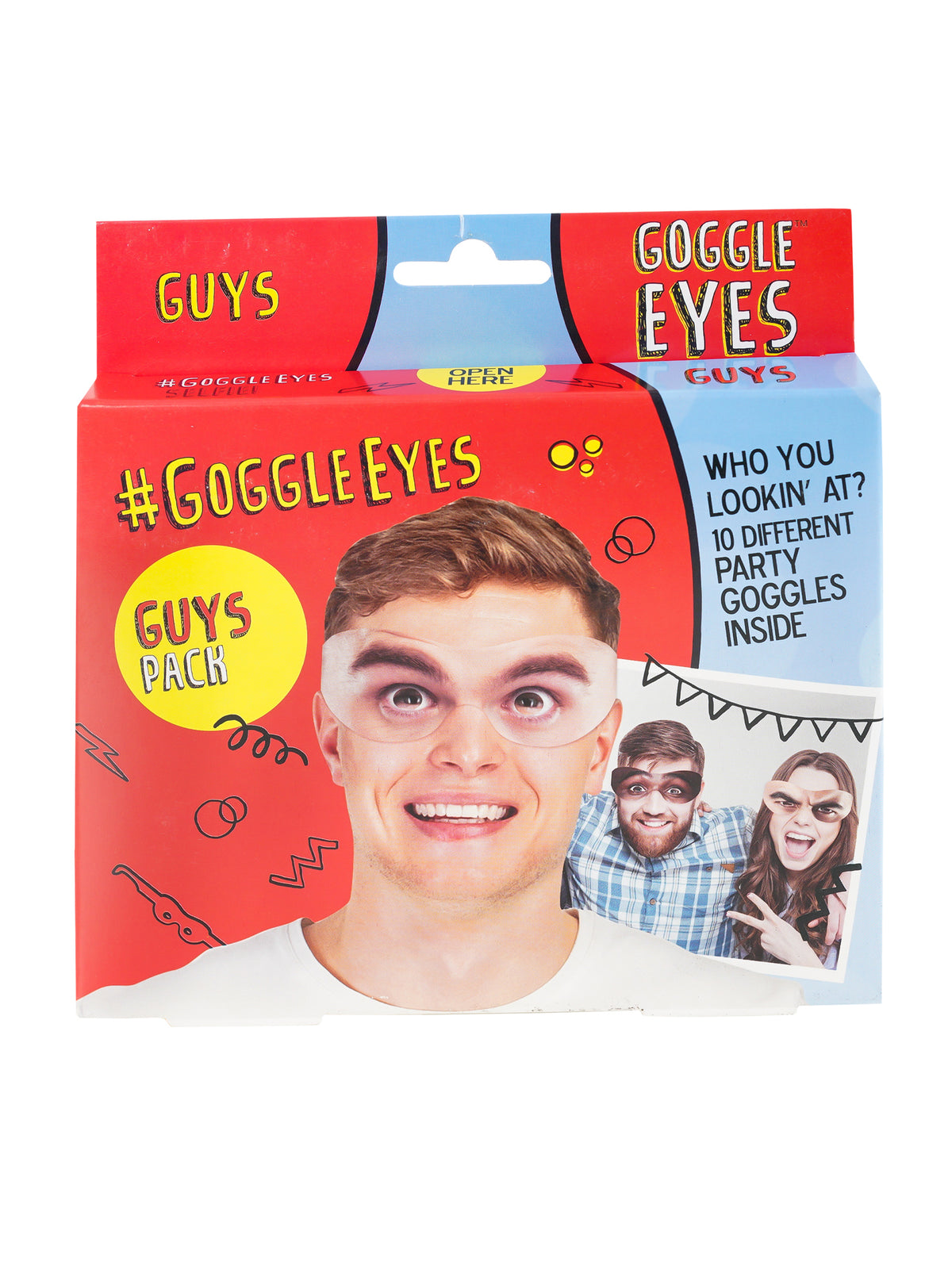 Rubies Goggle Eyes Guys pack (Mask) Maske