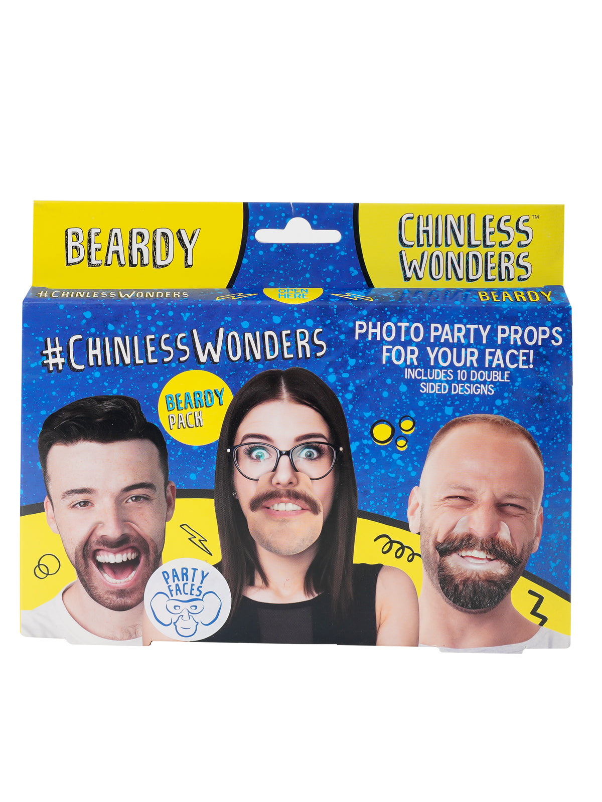Rubies Chinless Wonders Beardy pack (Mask) Maske
