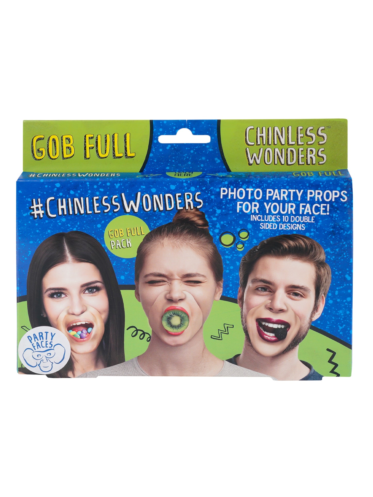 Rubies Mask Chinless Wonders Gob Full Pack Maske für Unisex