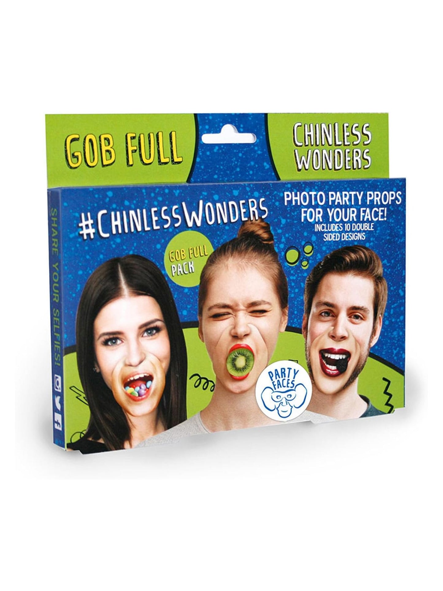 Rubies Mask Chinless Wonders Gob Full Pack Maske für Unisex