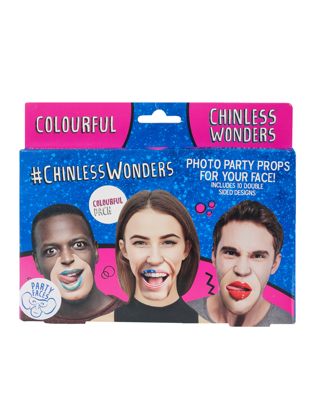 Rubies Chinless Wonders Colourful pack (Mask) Maske