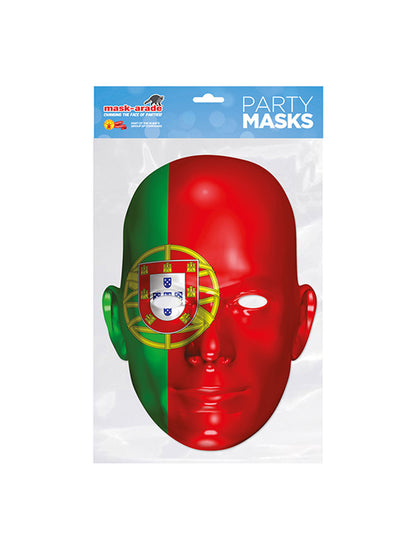 Rubies Portugal Flag Face Mask Maske