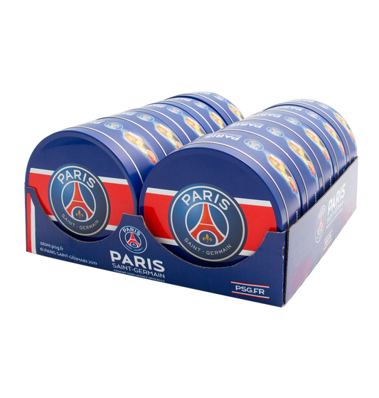 Paris Saint Germain Bonbons mit Früchtemixgeschmack 200g in Metalldose