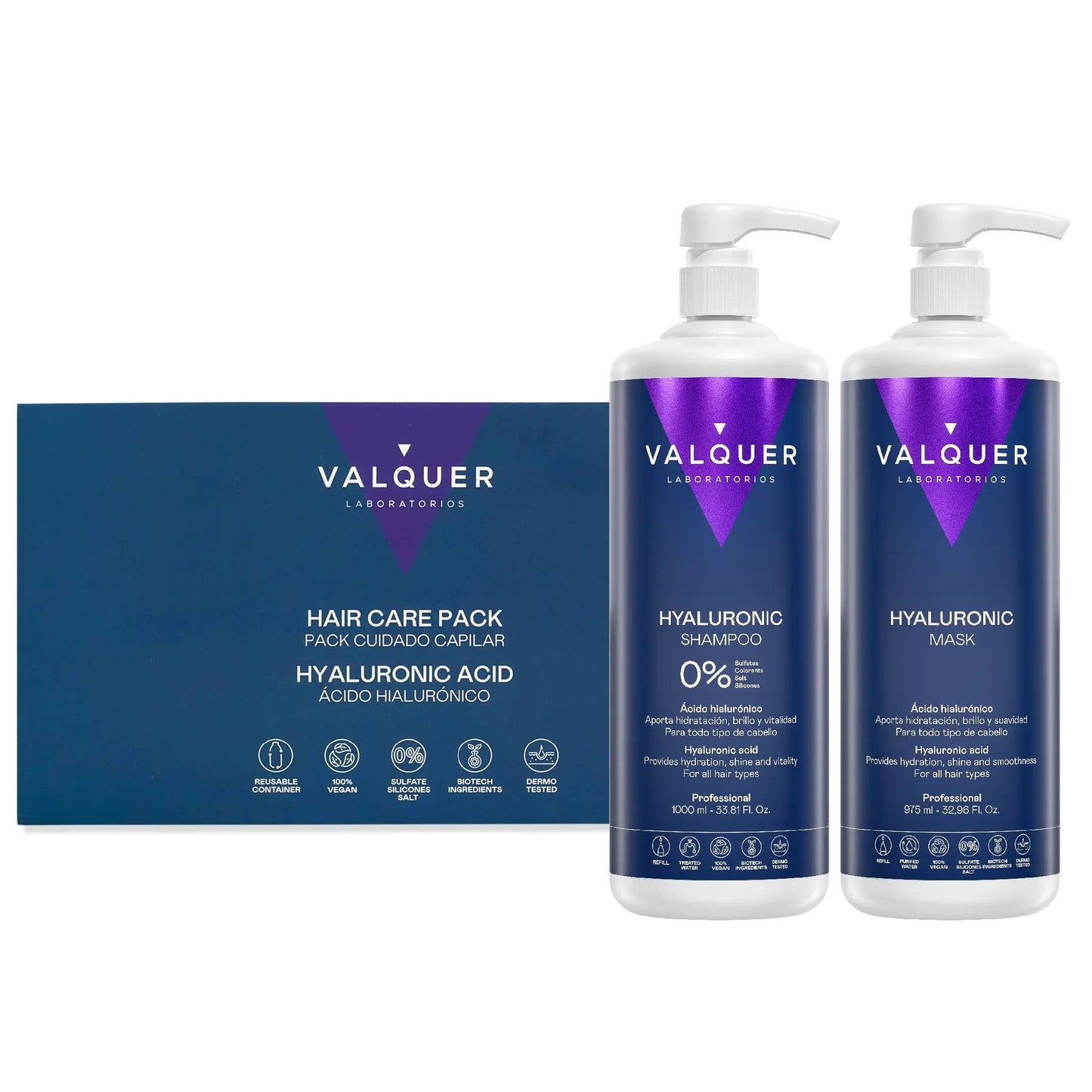 VALQUER VALQUER Pack Hyaluronsäure 1 Liter Maske Kosmetikpflege