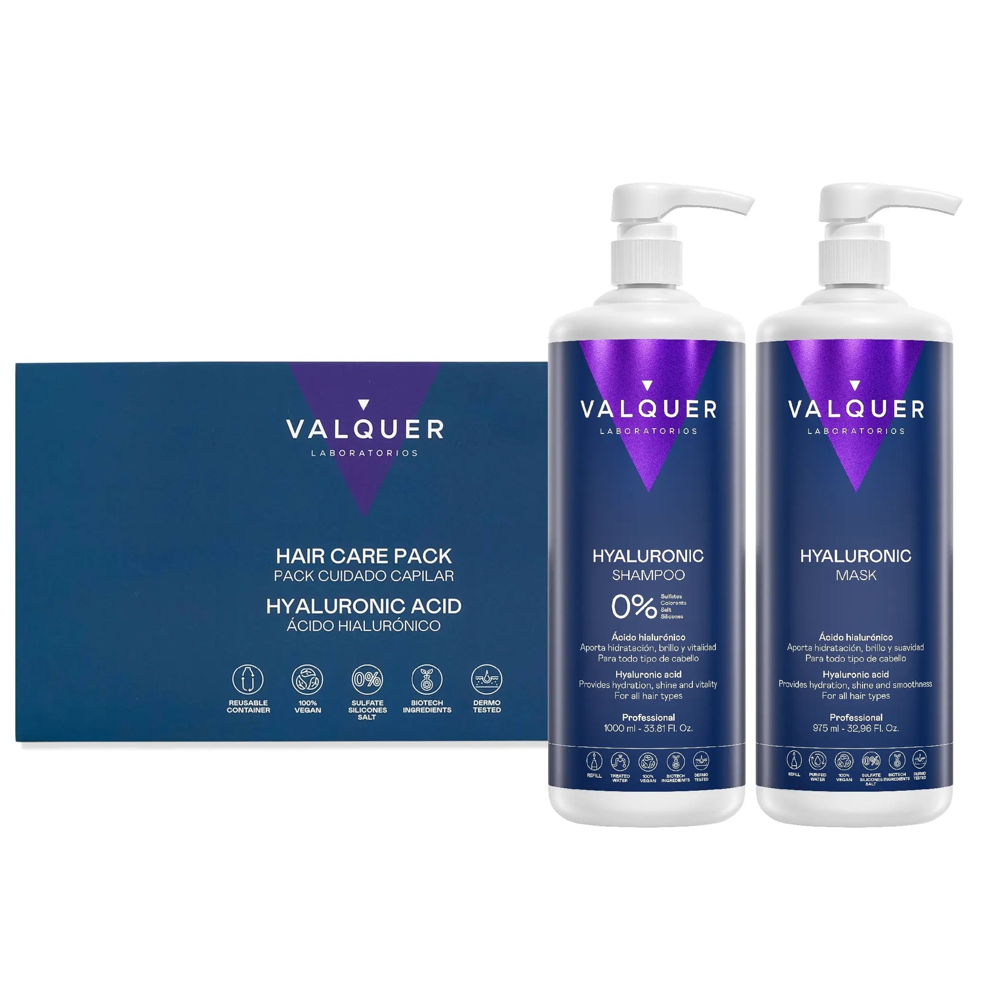 VALQUER VALQUER Pack Hyaluronsäure 1 Liter Maske Kosmetikpflege