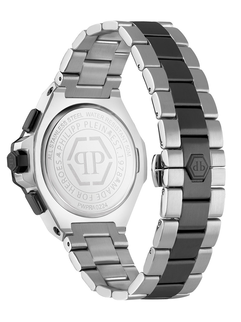Philipp Plein Hyper $Port Uhr – Schwarz – Seitenansicht