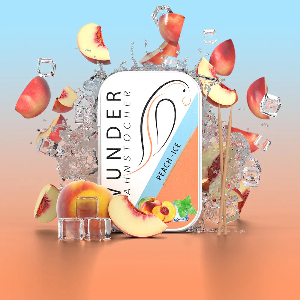 wunder Zahnstocher Peach Ice - 100 Stück Metalldose – Detailansicht
