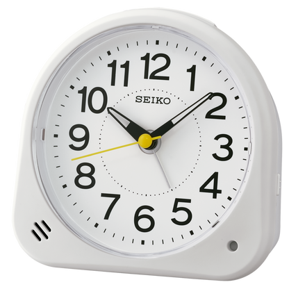 SEIKO CLOCKS Seiko QHE188W Tischuhr – Seitenansicht