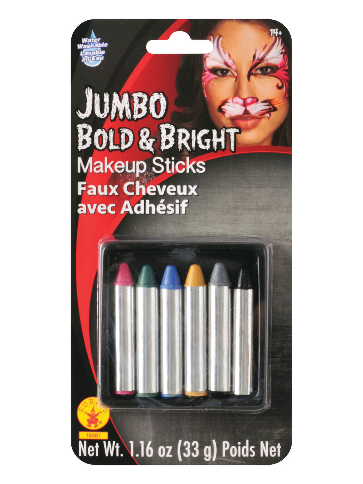 Rubies Jumbo Bold Bright Makeup Sticks Schminke