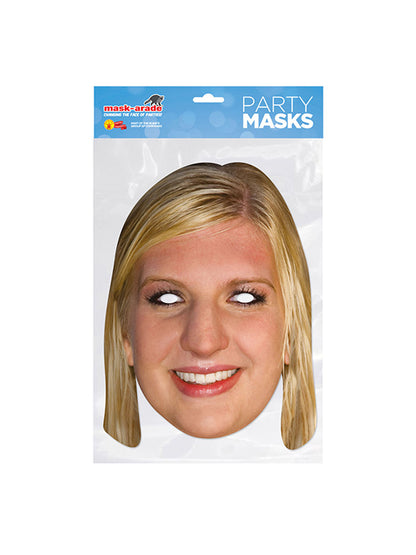 Rubies Rebecca Adlington Celebrity Face Mask aus Pappe – Produktansicht