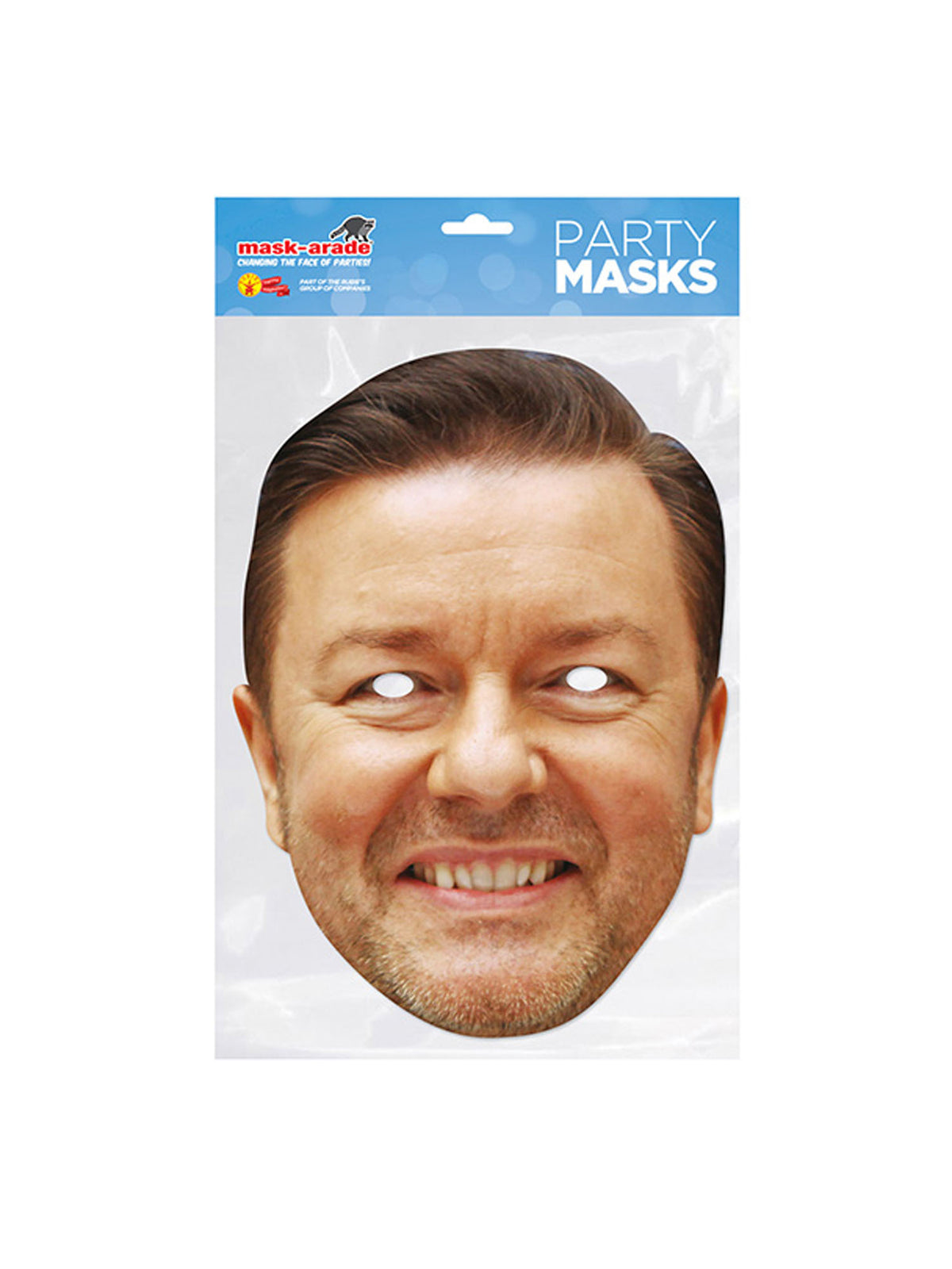 Rubies Ricky Gervais Celebrity Face Mask Maske
