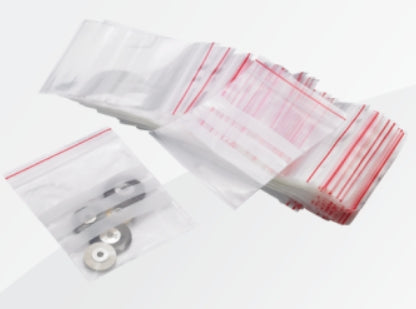 100 WATCHMAKER TOOLS Druckverschlussbeutel 5 x 7,5 cm für Uhrenteile – Produktansicht