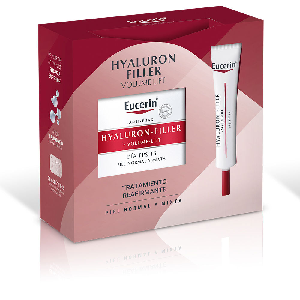 HYALURON FILLER + VOLUME-LIFT DAY CREAM FOR NORMAL TO COMBINATION SKIN, 2-PIECE SET
