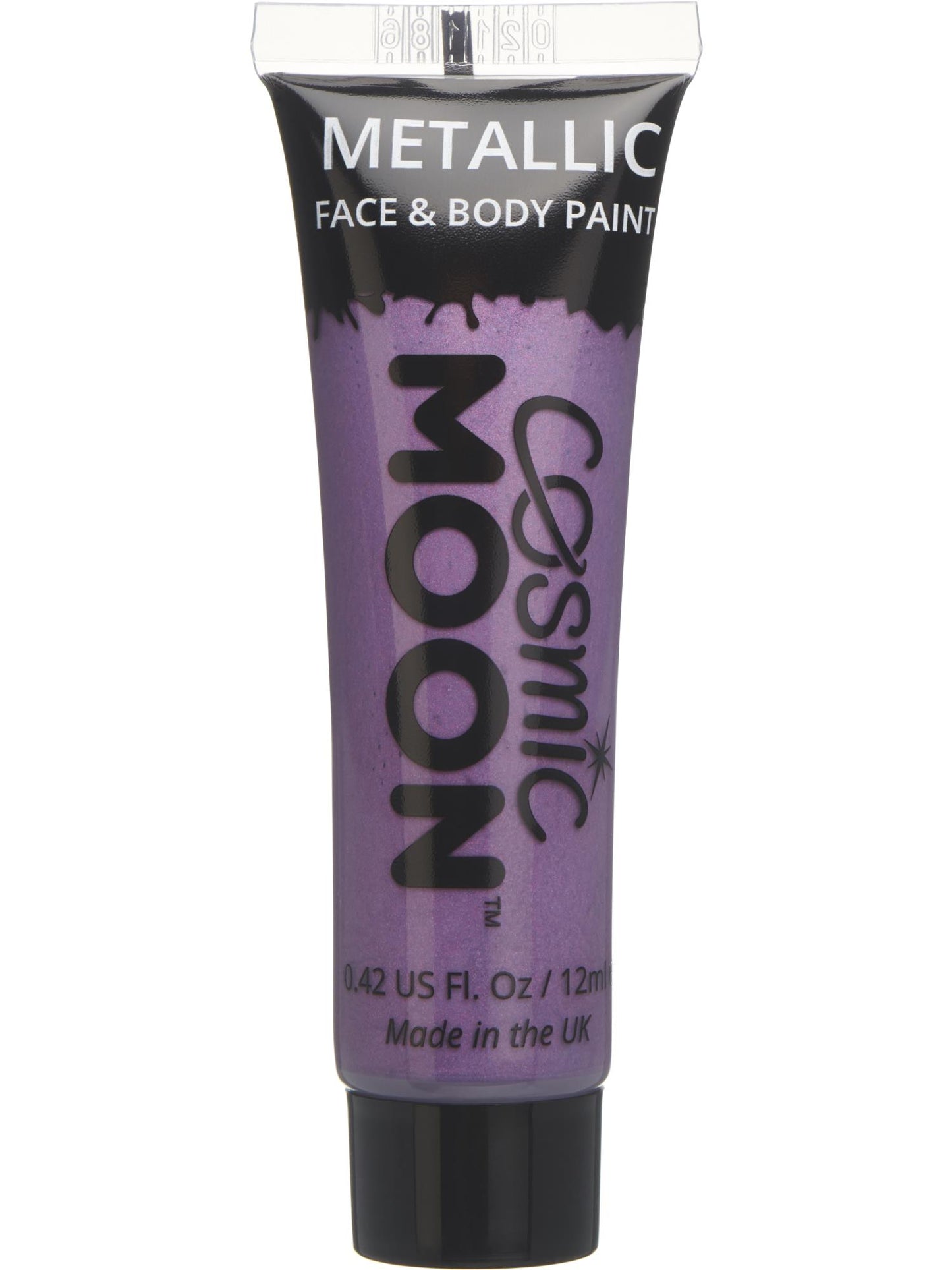 Smiffys Cosmic Moon Metallic Face & Body Paint, Purple CD für Unisex